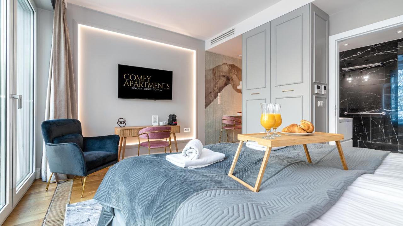 Comfy Apartments - Lux Na Fali - Monte Cassino Sopot Luaran gambar